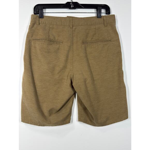 Free World Mens Chino Shorts Hybrid Soft Outdoor Casual Zipper Pockets Size 28 - Picture 4 of 7